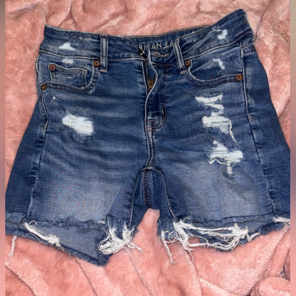 American Eagle Super Stretch Hi-Rise Shortie 0